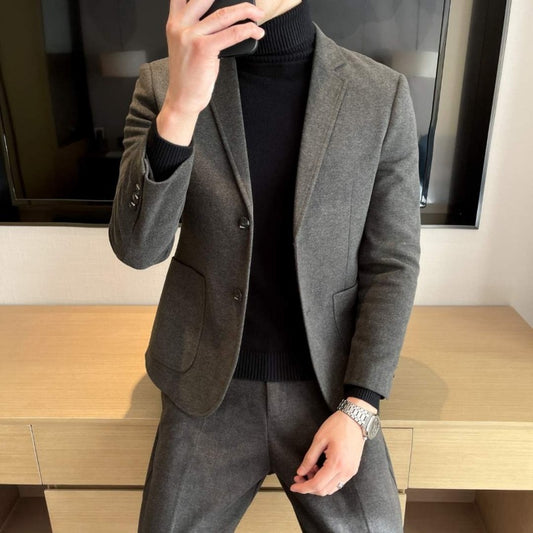 Ken – Dikke Wol Blazer voor Vrije Tijd