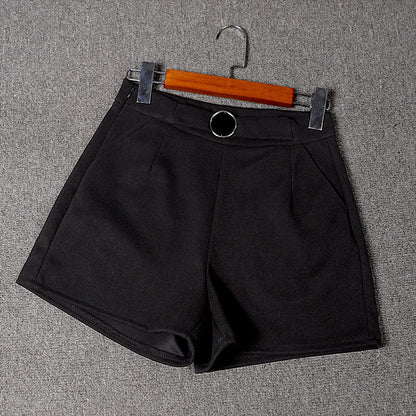 Gabrielle – Hoge Taille Korte Broek voor Zomer