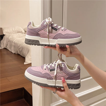 Natasha – Lage Sneakers met Sportief Mesh Ontwerp