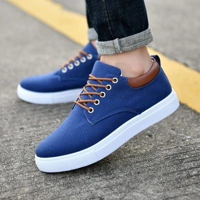 Eddie – Ademend Casual Canvas Sportschoenen voor Mannen