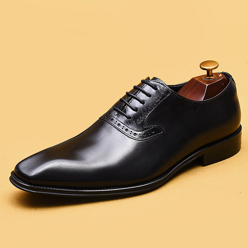 Duncan – Retro Oxford Schoenen met Handgewreven Kleur