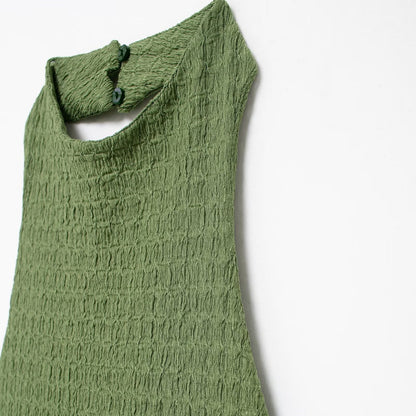 Stylish Good Texture Hanging Collar Top