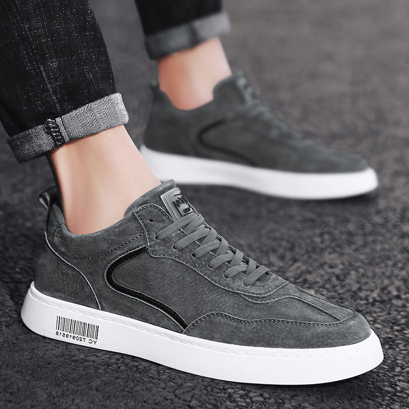 Tony – Lage Herenschoenen van Katoen met Britse Stijl