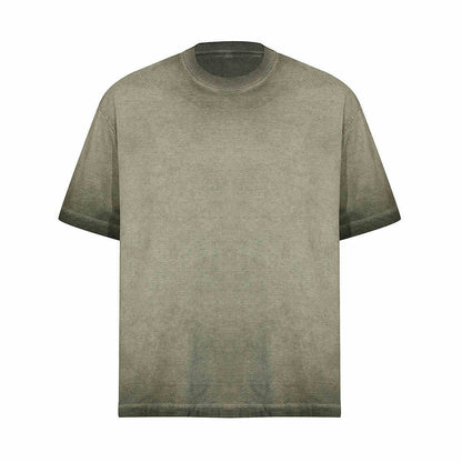 Juliet – Zwaar Gewassen Oversized Katoenen T-shirt met Korte Mouwen