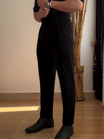 Ryan – Rechte Broek voor Heren met Business Casual Stijl