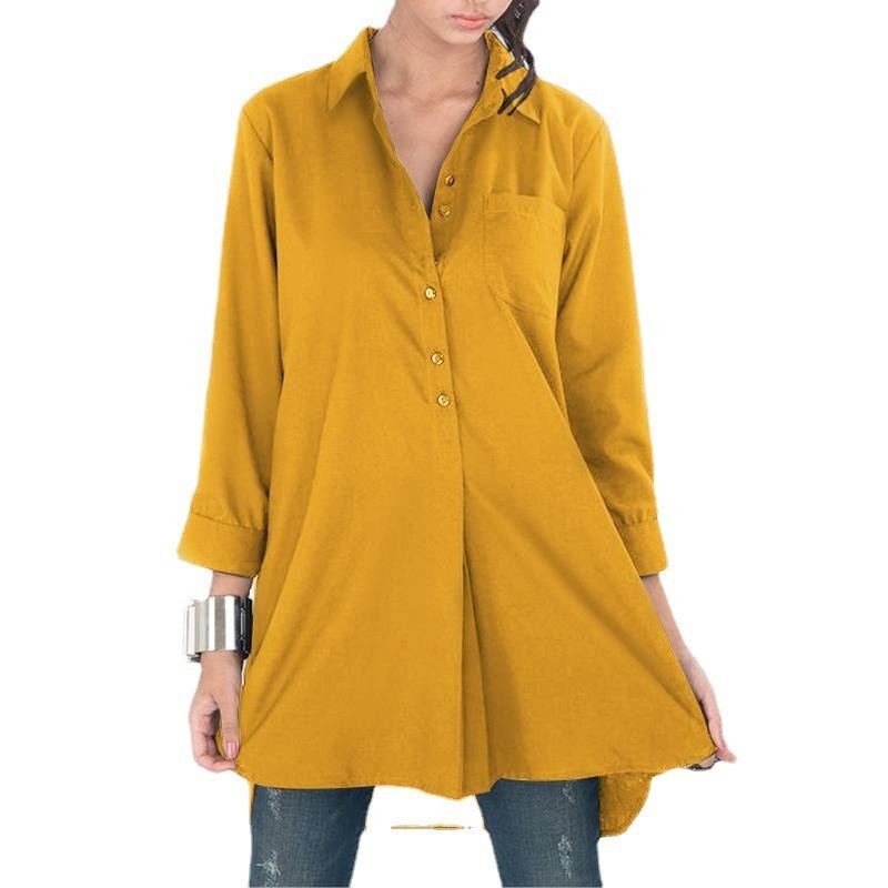 Women's Tunic Casual Long Sleeve Oversized Top