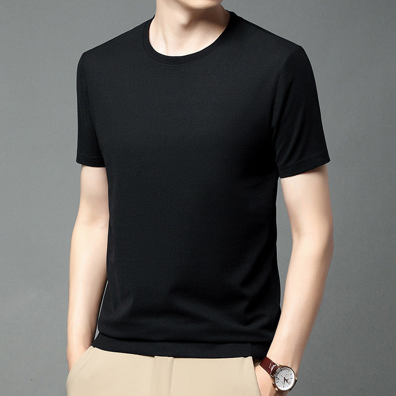 Jason – Klassiek Losse Sneldrogende T-shirt Met Ronde Hals Voor Mannen