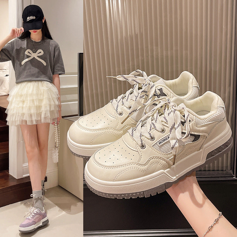 Natasha – Lage Sneakers met Sportief Mesh Ontwerp