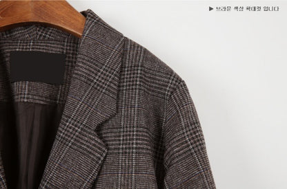 Andrea – Vintage Blazer met Ronde Hals