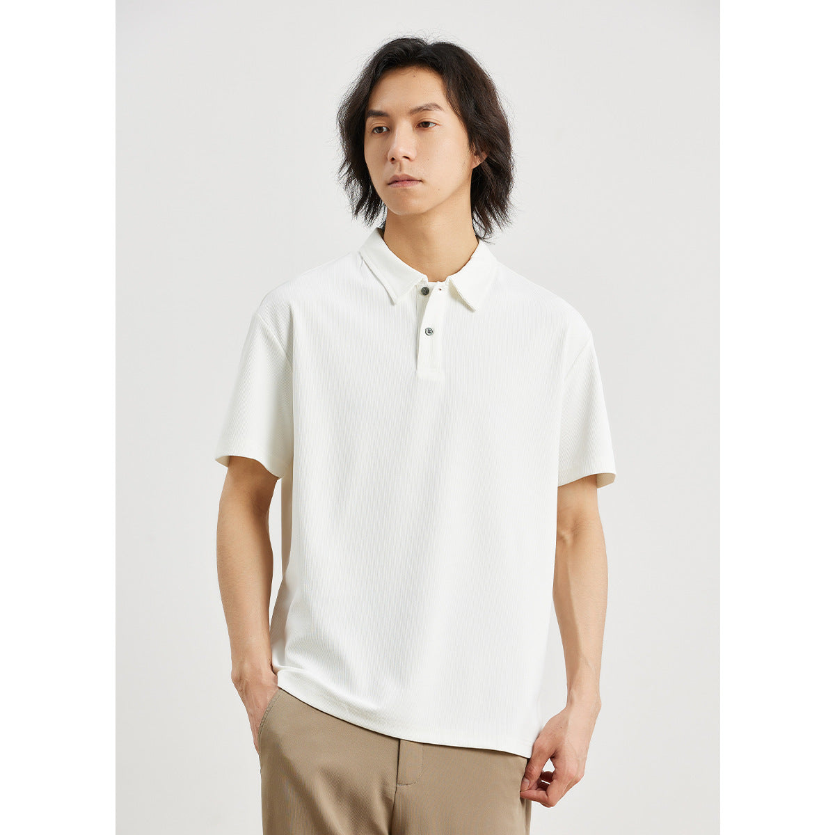 Donald – Eenvoudig Poloshirt met Korte Mouwen