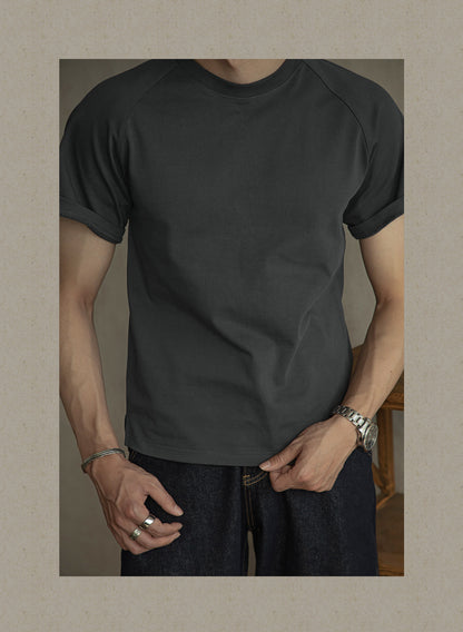 Eric – Zware Ronde Hals T-shirt van 300g