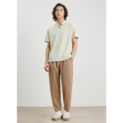 Danny – Mesh Wafel Poloshirt met Kraag