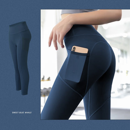 Sandra – Hoge Taille Strakke Elastische Heupbroeken