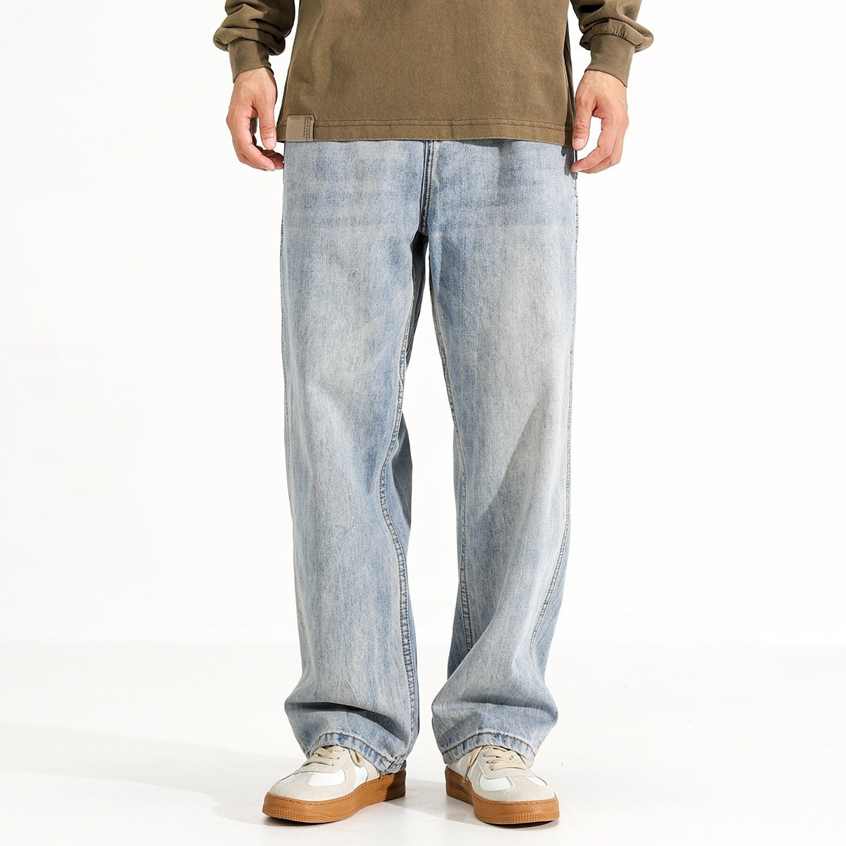 Rory – Vintage Gewassen Rechte Jeans voor Mannen