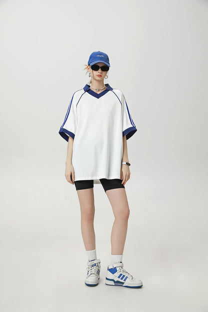 Mandy – Losvallende Casual Top met Halve Mouwen