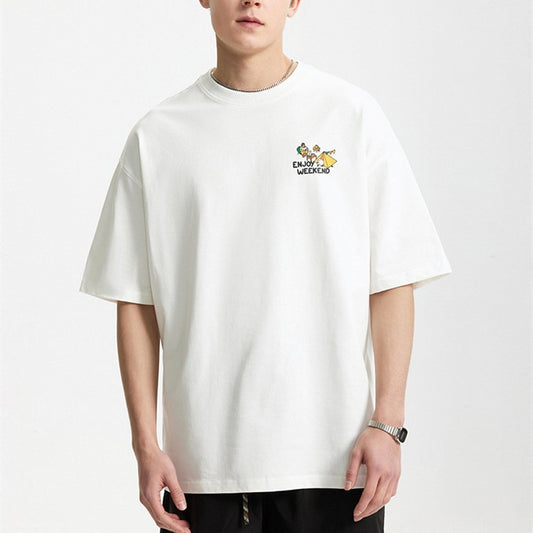 Leah – Outdoor Camping T-shirt met Landschapsprint