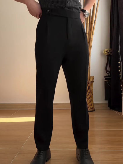 Ryan – Rechte Broek voor Heren met Business Casual Stijl