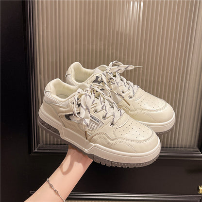 Natasha – Lage Sneakers met Sportief Mesh Ontwerp