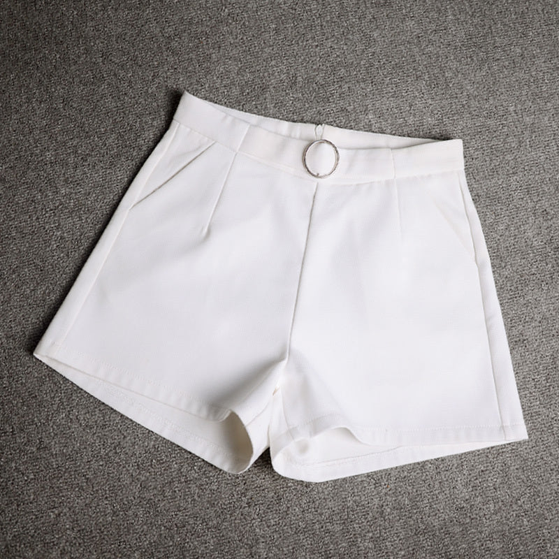 Gabrielle – Hoge Taille Korte Broek voor Zomer