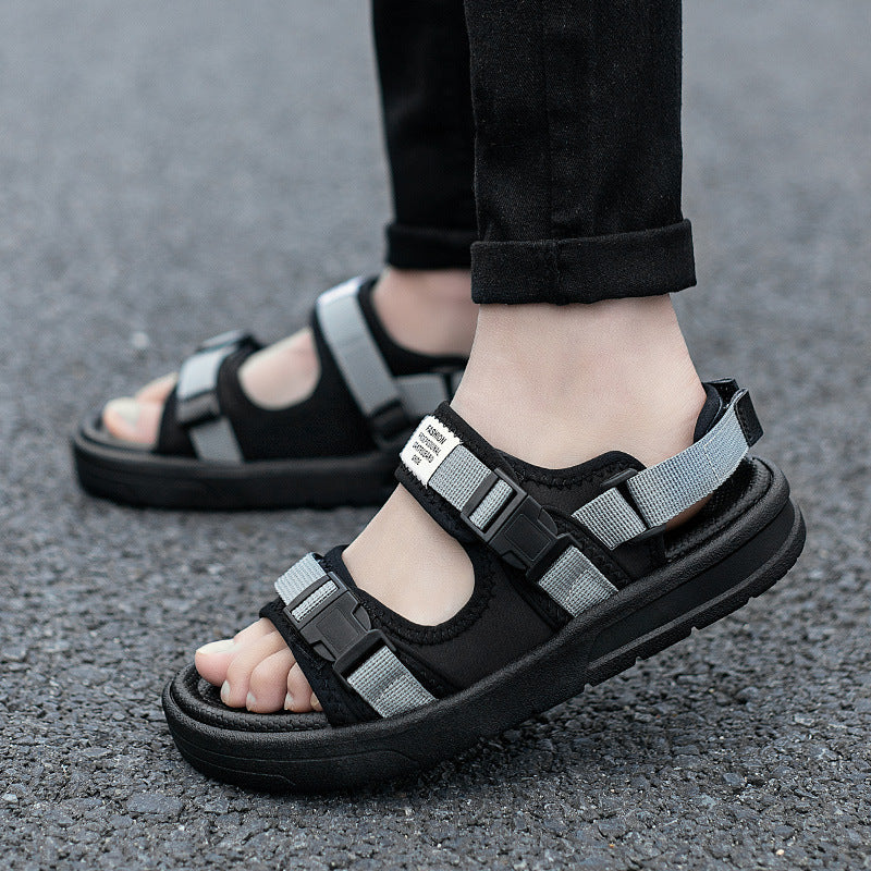 Gabriel – Sportieve Vegan Sandalen en Slippers met Klittenband