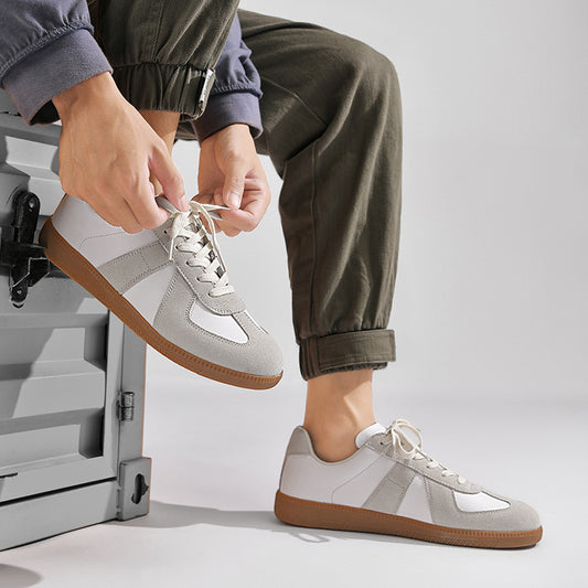 Sarah – Retro Sportieve Witte Schoenen met Zachte Zool