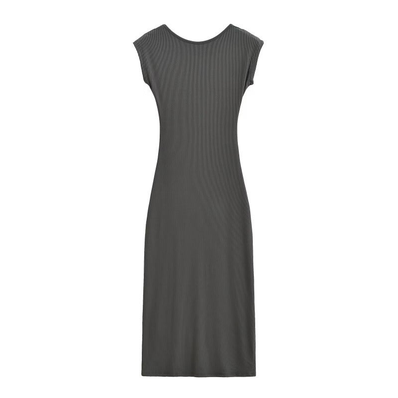 Women's Fashion Slim-fit Sheath Backless Dress