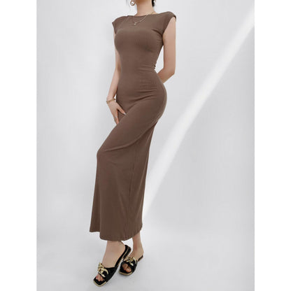 Women's Fashion Slim-fit Sheath Backless Dress