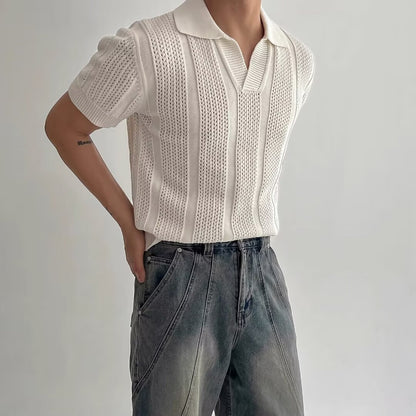 Lisa – Veelzijdig Zomers T-shirt met Holle Details