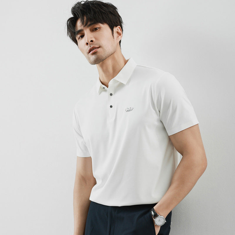 Guy – Luxe IJs Zijde Polo voor Mannen
