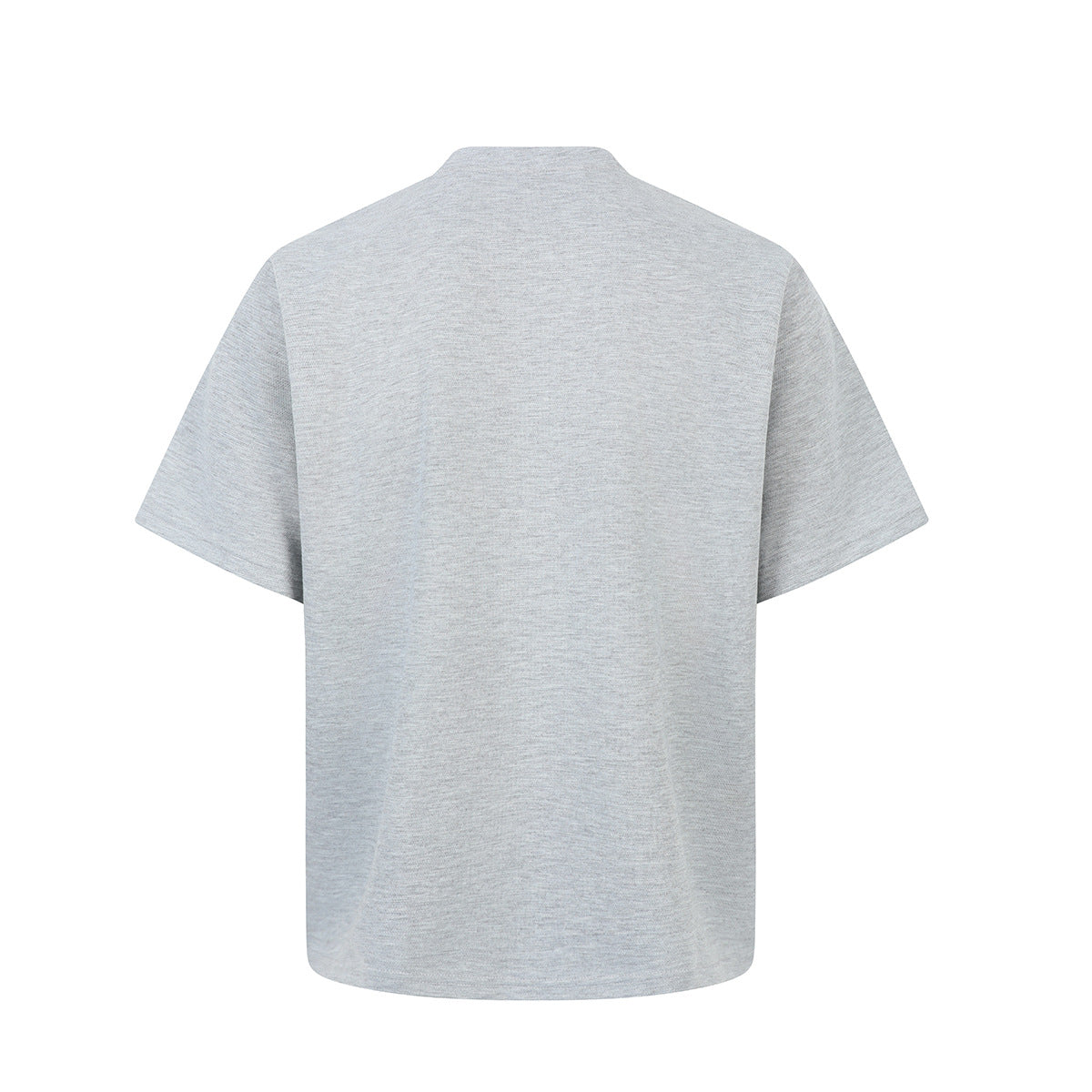 Ian – Effen Kleur Casual T-shirt voor Heren