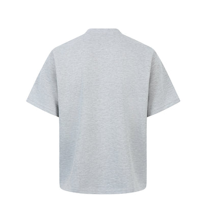 Ian – Effen Kleur Casual T-shirt voor Heren