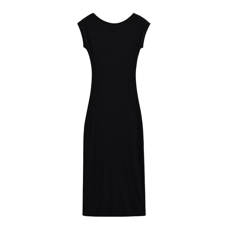 Women's Fashion Slim-fit Sheath Backless Dress