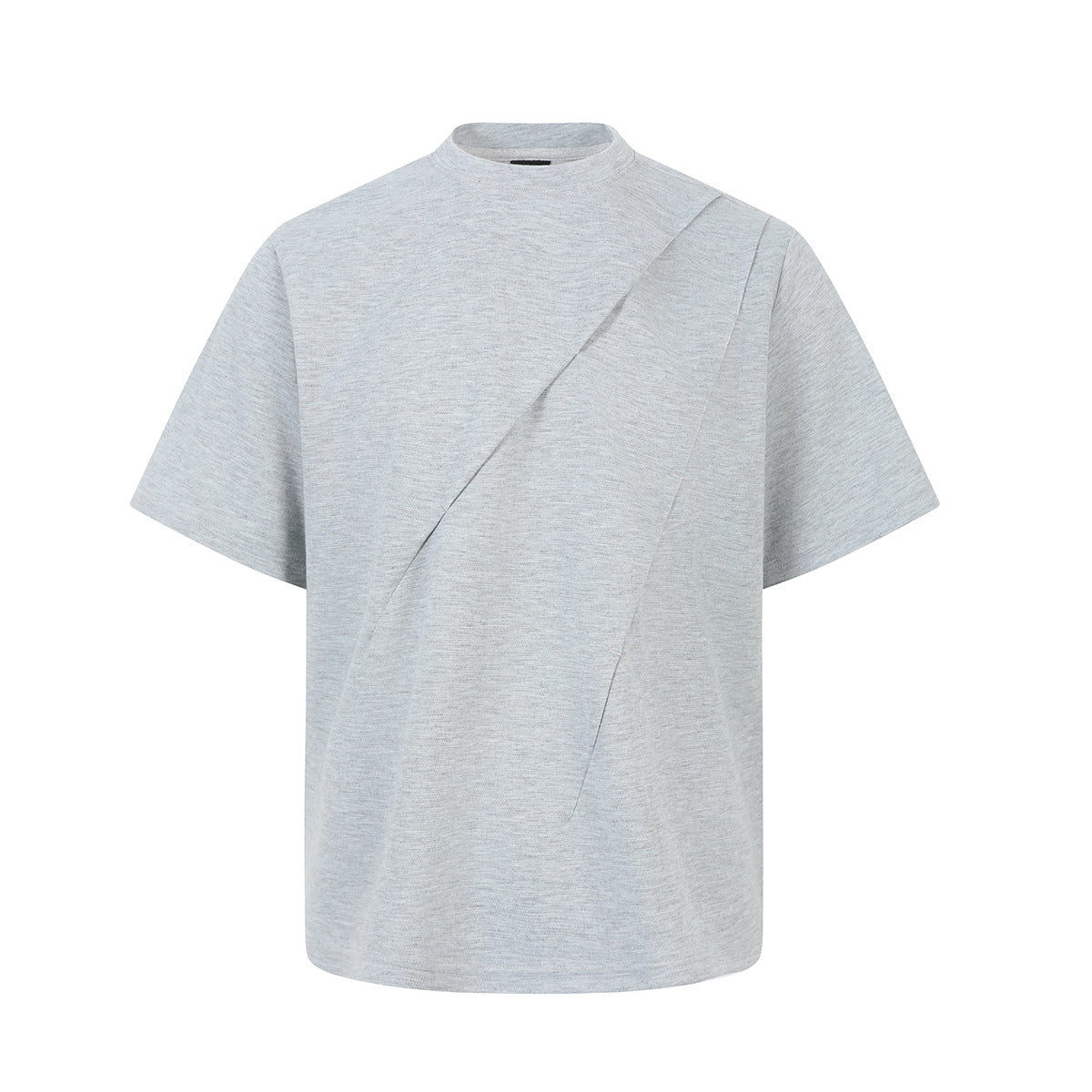 Ian – Effen Kleur Casual T-shirt voor Heren