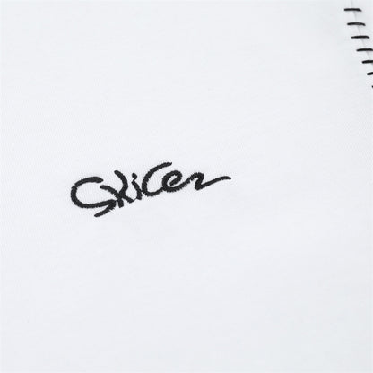 Carol – Ronde Hals T-shirt met Open Lijn Stiksel