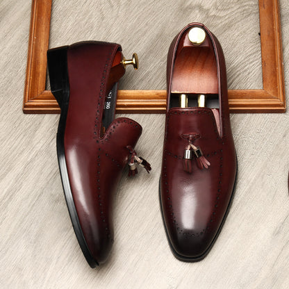 Ernest – Atmosferische Vegan Leren Huwelijksschoenen