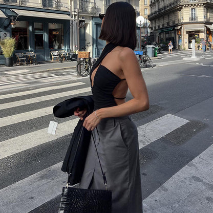 Fashion Personality Hot Girl Street Style Bottoming Slim Jumpsuit