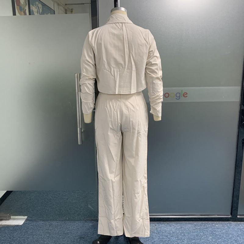 Mandy – Losse Broek en Top Tweedelige Set voor de Herfst