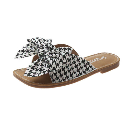 Sue – Zachte Dames Slippers met Strik