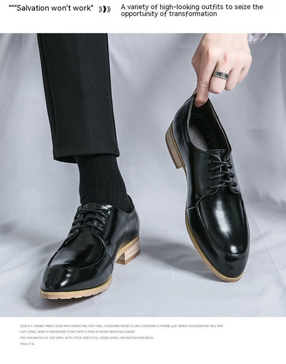 Benjamin – Formele Pumps met Houten Hak