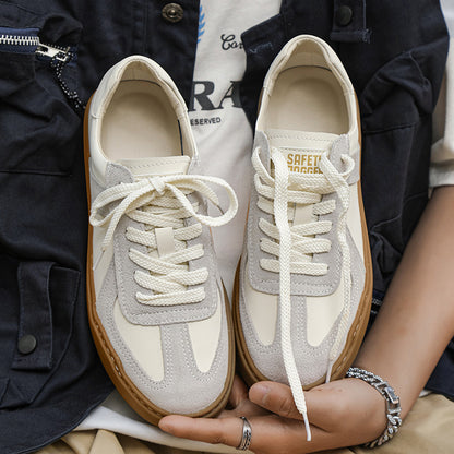 Terry – Witte Trainingsschoenen voor Heren in Populaire Japanse Stijl