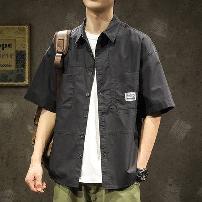 Rhys – Losse en Eenvoudige Casual Overhemd