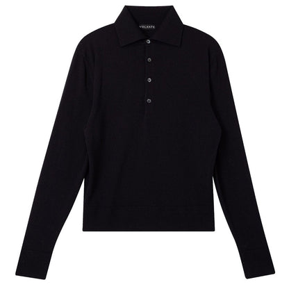 Kevin – Slimfit Lange Mouwen Katoenen Poloshirt