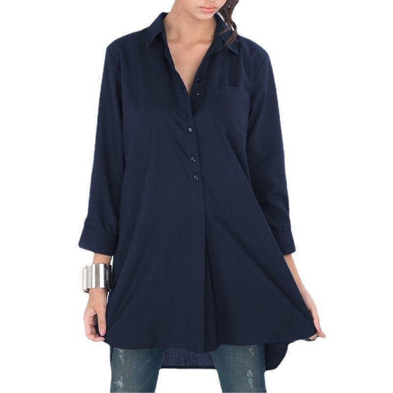 Women's Tunic Casual Long Sleeve Oversized Top