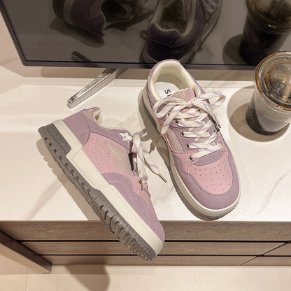 Natasha – Lage Sneakers met Sportief Mesh Ontwerp