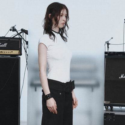 Abigail – Huidvriendelijk Slim Fit T-shirt met Korte Mouwen