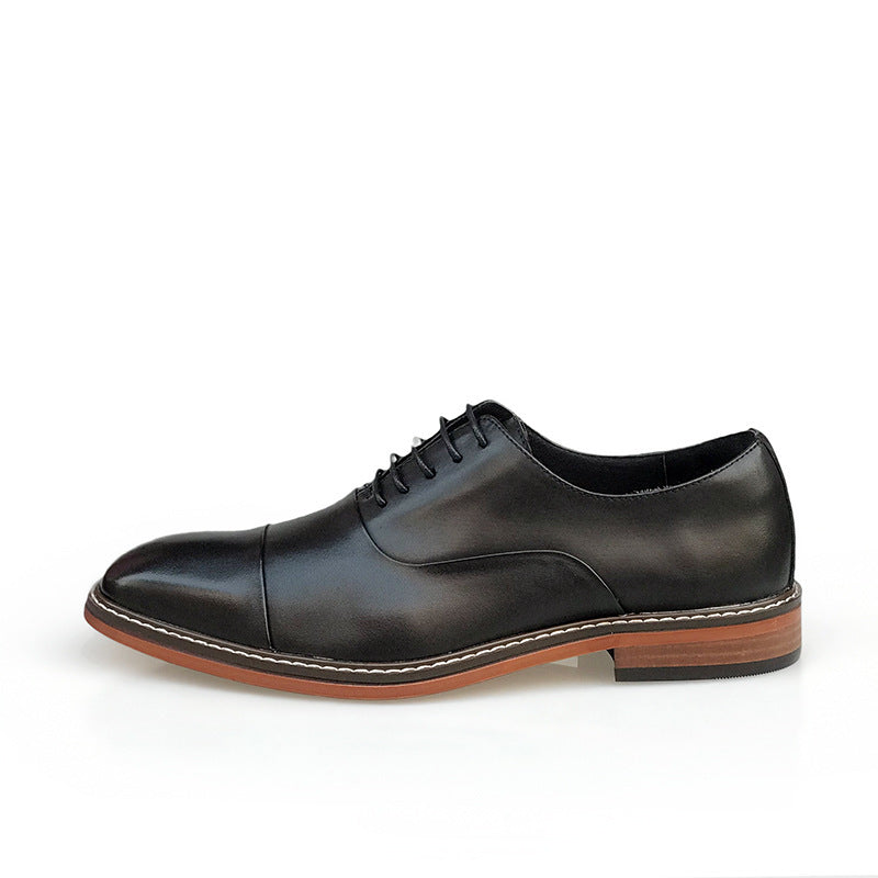 Jeff – Vintage Bruine Oxford Schoenen van Premium Vegan Leer