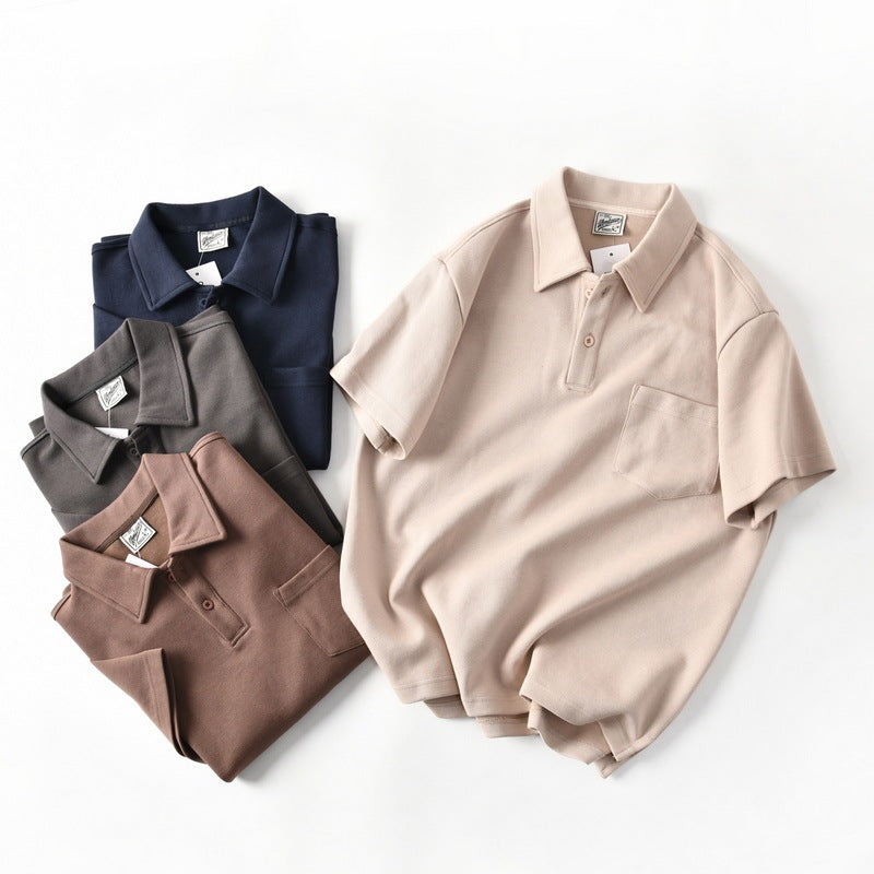 Simon – Losse Casual Polo van Katoen voor Mannen