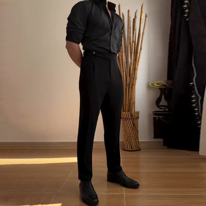Ryan – Rechte Broek voor Heren met Business Casual Stijl
