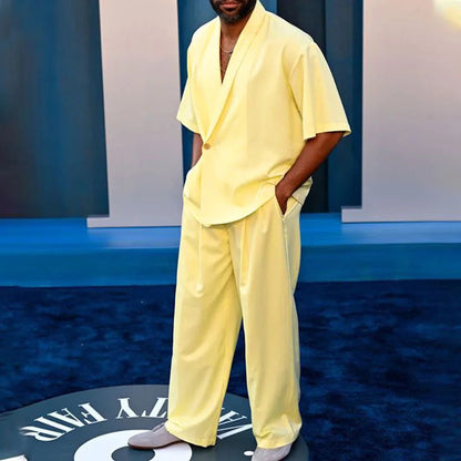 Nathan – Casual Polo Kraag Pak voor Heren