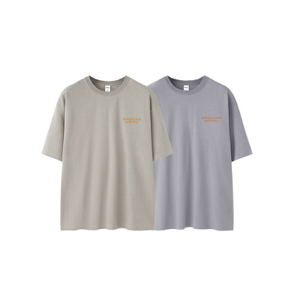 Kimberley – Geborduurd T-shirt met Retro Zware Stof